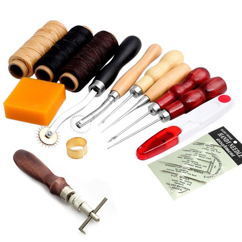 14 piece leather sewing starter kit | Fils Store